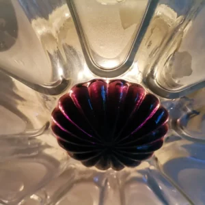 Glass flower lamp